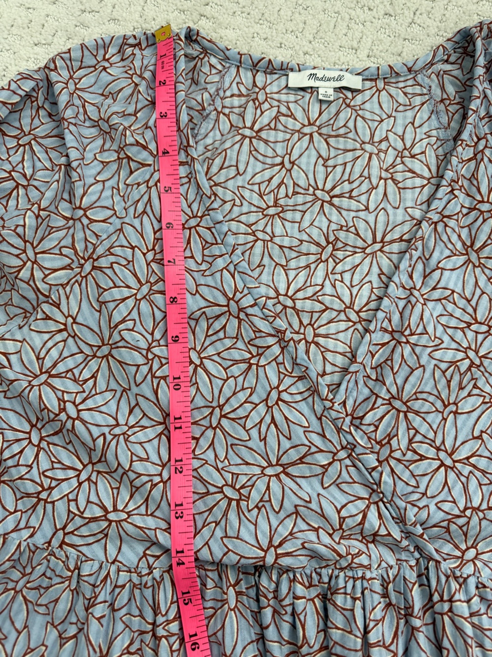 Madewell Marianna midi dress Dream On Daisies floral pattern cottage peasant - Picture 13 of 16